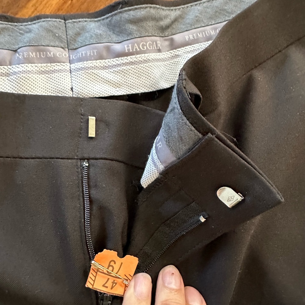 Haggar Premium Black Trousers - Picture 4 of 6